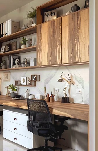 Beautiful Home Office Interior Designs 🥰🤩🙏 #HomeOffice #homeofficedesign #homeinspiration #interiordesign | Home Interiors
