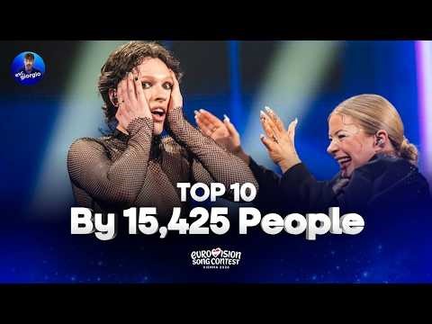 Eurovision 2026: Top 10 by 15,425 People