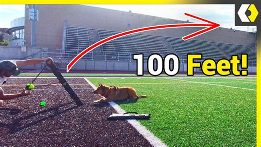 12K views · 58 reactions | I MADE A TENNIS BALL LAUNCHER THAT SHOOTS OVER 100 FEET! | The King of Random | Facebook
