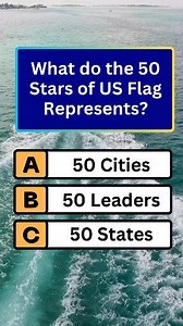 What do the 50 Stars of US Flag Represents? #usareels #USAFlag #riddlechallenge #QuizTime #trivia | Play Quiz Quiz