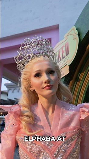 Glinda ADMITS the Truth about Elphaba at the Ozdust! 💚🧡 #wicked #shorts #exclusive