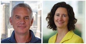 Tune In: GeekWire’s Health Tech Podcast live with startup vet Mike McSherry and Providence exec Mary Haggard