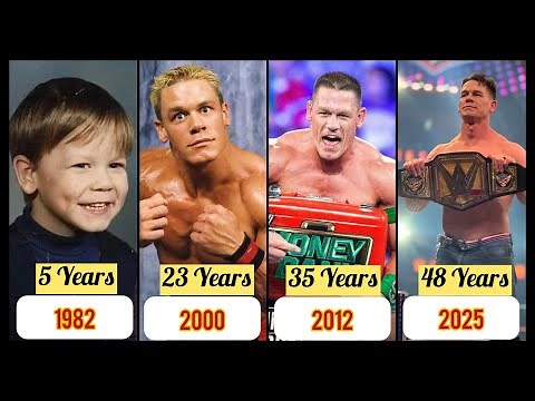 John Cena Full Evolution (1977–2025) | From Age 1 to 48 Transformation