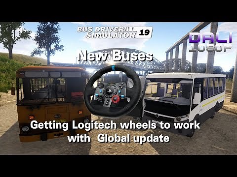 Bus Driver Simulator 19 - Quick guide on how to get all Logitech wheels to work