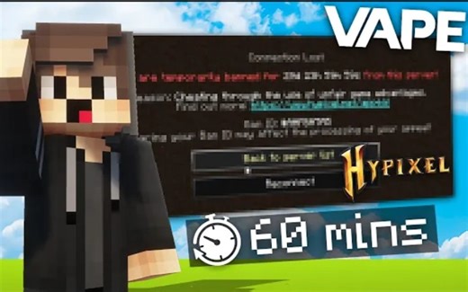 【Merryzz】在Hypixel开启暴力外纪直至被封禁（1小时纯享版）