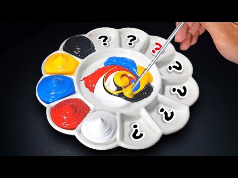 Making 13 Color with Only 5 Primary Color, Red, Yellow, Blue, White and Black