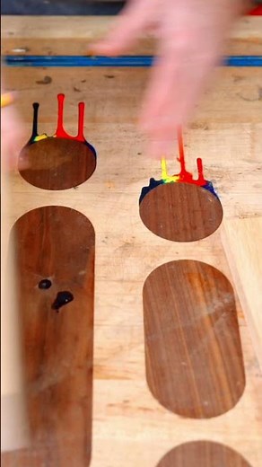 The fastest way to find the center of a board. Woodworking tip. #shorts