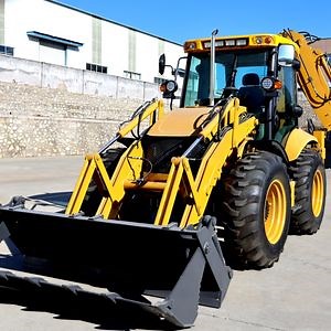 Backhoe Loader Tractor Mini Backhoe 4X4 Wheel / Backhoe Loader