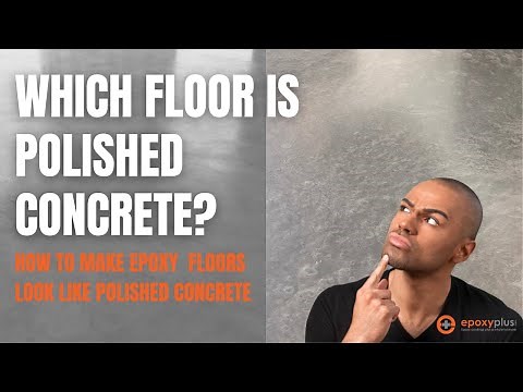 MAKE POLISHED CONCRETE FROM EPOXY RESIN