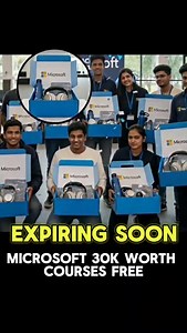 Ribhu | Susmita | Career Growth on Instagram: "27+ FREE COURSES by MICROSOFT  . . . . Follow @ribhu_susmita and Comment Anything to recieve the link in your dm . . . . Tags: software jobs, software jobs 2025, freshers, offcampus, coding, software developer, software engineer, artificial intelligence, student, offcampus, amazon, google, Microsoft, certificates"