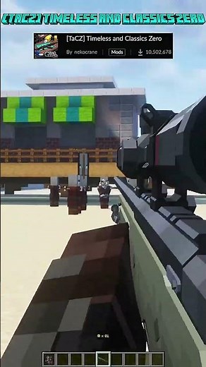 Best Gun Mods in Minecraft #shorts #minecraftmods #minecraftshorts #minecraft