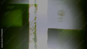 Film Grain Effect with Light Burns filmed. With noise and scratches textures film burn overlays element. Video effect