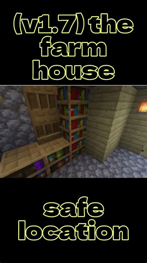 the farm house - MC town tour #minecraft #minecraftshorts #minecraftbuilding