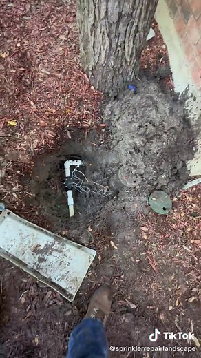 Sprinklers system repairs valve #irrigationtechnician