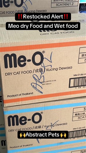 ‼️Restocked Alert‼️Meo dry food and wet food is finally restocked in our store abstract pets…. please do visit our store or you can placed order online🙌 #abstractpets #jhamshikhel_lalitpur #restocked #deliveryallovernepal🇳🇵 #catsoftiktok @Dalle 🐼 @Sangam ghising☀️