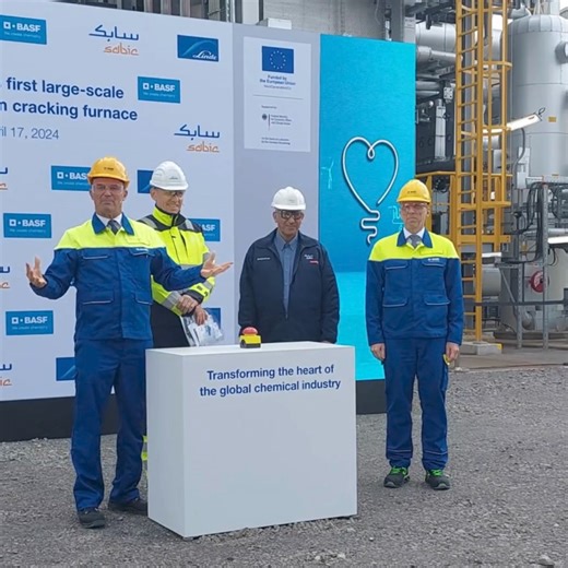 BIG STEP FORWARD: Together with SABIC Corporate , and Linde plc have inaugurated the world’s first demonstration plant for large-scale electrically heated steam cracking furnaces. Following three years of development, engineering, and construction work, the regular operation of the demonstration plant is now ready to start at BASF’s Verbund site in Ludwigshafen, Germany. By using electricity from renewable sources, the new technology has the potential to reduce CO2 emissions of one of the most e