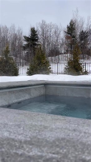Soake Pools on Instagram: "Its a snowy day in New Hampshire, but our Soake Pool is warm, inviting, and ready for a winter dip! Year-round plunge pools are made for moments like this bringing outdoor wellness right at home. #spa #plungepool #experiencesoake"