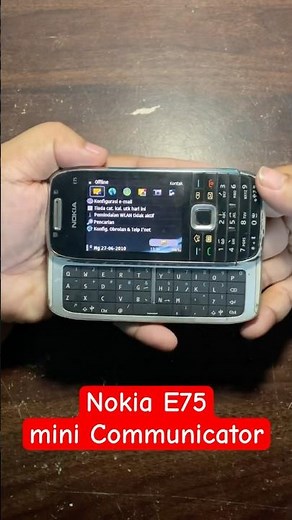 Nokia E75 with symbian OS