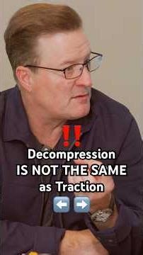 Why Decompression Is Different Than Traction