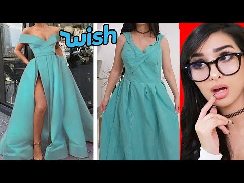 Trying Cheap Prom Dresses From WISH