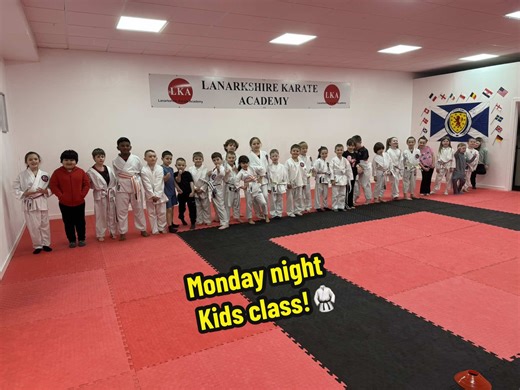 Monday night kids class!🥋 #karate #martialarts #airdrie #karatekid #wkf