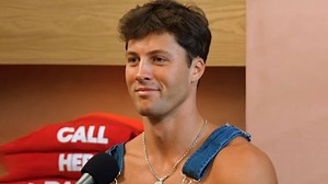 Love Island star Rob Rausch dances shirtless with Call Her Daddy host