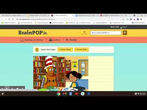 Writing- Dr. Seuss BrainPopJr Activity