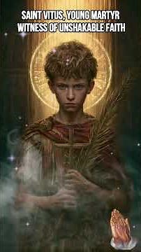 Saint Vitus ✨🕊️🌟 | Young Martyr and Witness of Unshakable Faith 💛