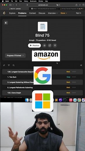 Top 3 Sources to Prepare for coding interviews #coding #codeprep #codinginterview #dsa