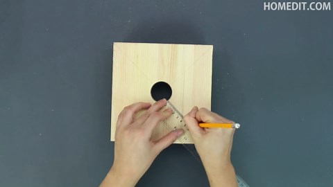 DIY wine glass holder