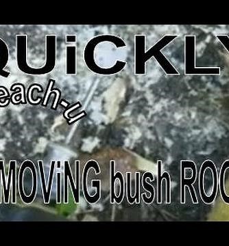 i-Teach-u Removing Bush ROOTS - Quickly & Easily!