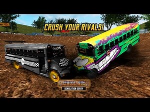 School Bus Demolition Derby Android Gameplay