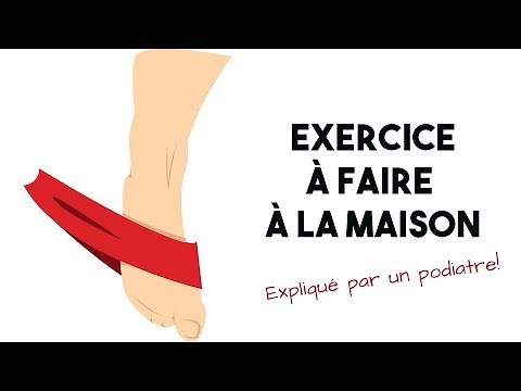 Comment renforcer sa cheville? - Avec élastique