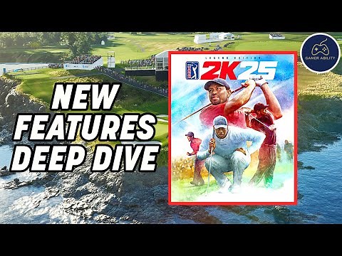 PGA TOUR 2K25 Career, Swing, Player Progression Features DEEP DIVE!