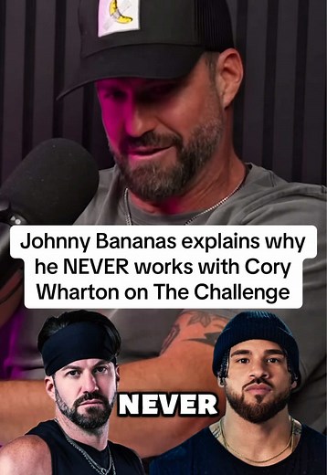 Johnny Bananas explains why he NEVER works with Cory Wharton on The Challenge. Would you like to see Cory back on The Challenge to try to get his 1st win? 🤔 #thechallenge #thechallengemtv #johnnybananas #fyp #teenmom