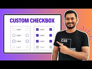 How to Make Custom Checkbox only using CSS?