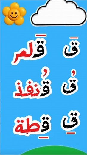 Vowel Sounds of the Letter Qaf for Kids 🦔 | Qa Qu Qi | With Examples
