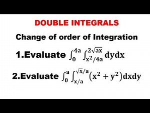Change Of Order of Integration In Double Integration