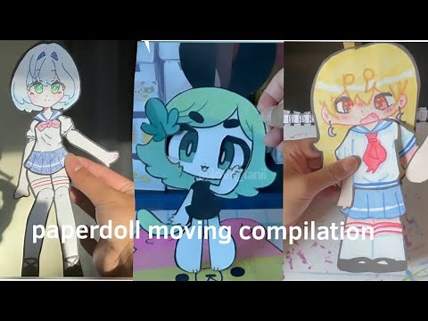 compilation of moveable paper dolls🎀tutorial included🎀wasu art puppet doll