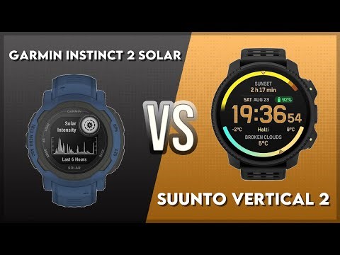Garmin Instinct 2 Solar vs Suunto Vertical 2 Comparison