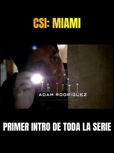 Primer intro de la serie CSI: MIAMI #csimiami #crimen #policia #series #clips