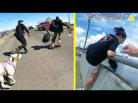 She JUMPED Off a Bridge to Escape the Cops… It Didn't End Well