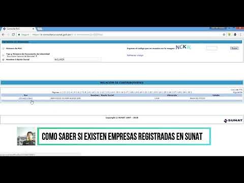 COMO SABER SI UNA EMPRESA ESTA REGISTRADA EN SUNAT