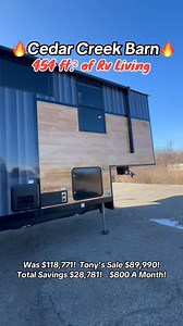 8.2K views · 128 reactions | Cedar Creek barn for full-time living #barn #cedarcreek #fulltimerv #rvling ￼ | Tony T Rv Tumminello | Facebook