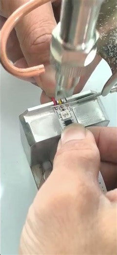 Wire #solderingmachine for soldering three-core wires