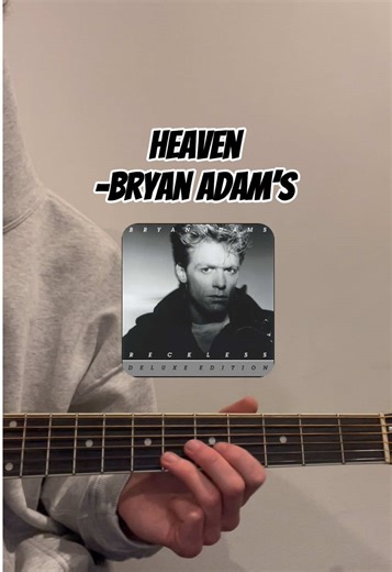 “Heaven” by bryan adam’s guitar tutorial #guitar #guitartutorial #easyguitarsongs #easyguitartutorial #bryanadams