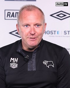 First Team Coach Matt Hamshaw was on pre-match duties earlier to preview tomorrow night's meeting with Oxford United 🗣️ #DCFC | Derby County