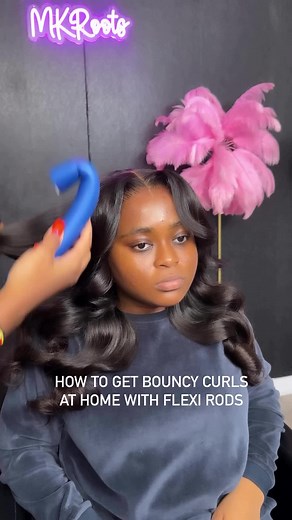 Achieve Bouncy Barrel Curls with Flexi Rods: Hair Tutorial