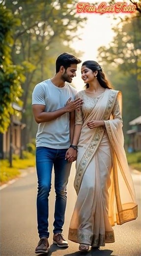 खामोश सड़क, बोलता हुआ प्यार! #ai #lovestory #love