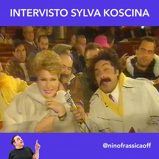 "Uuhh! Ma c'è la signora Sylva Koscina!" #ninofrassica #ninofrassicaoff | Nino Frassica